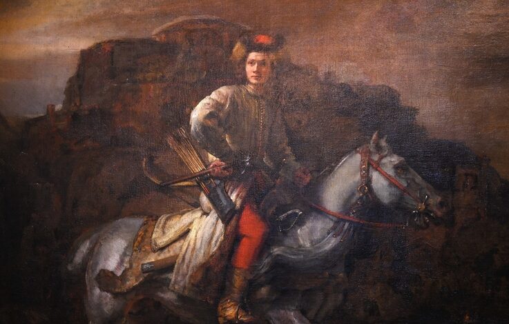  „Jeździec polski” Rembrandta przybył do Łazienek Królewskich