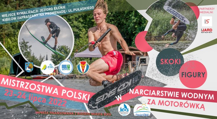  Ełk: Mistrzostwa Polski w narciarstwie wodnym za motorówką