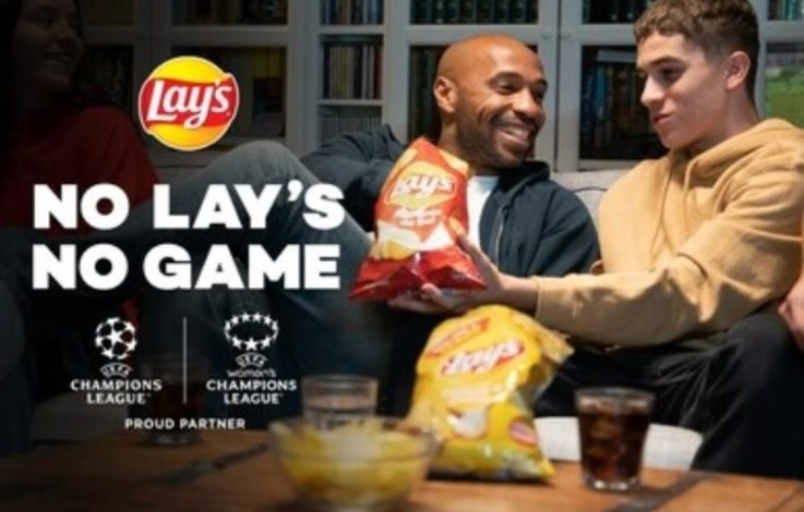  Lay’s i legenda światowego futbolu Thierry Henry wprowadzają nową platformę komunikacyjną marki „No Lay’s, No Game” („Nie ma meczu bez chipsów Lay’s”), która towarzyszy Lidze Mistrzów UEFA