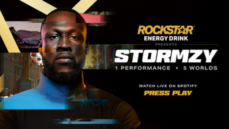  Stormzy: Przełomowy cyfrowy koncert na całym świecie dzięki Rockstar Energy Drinkandreg;