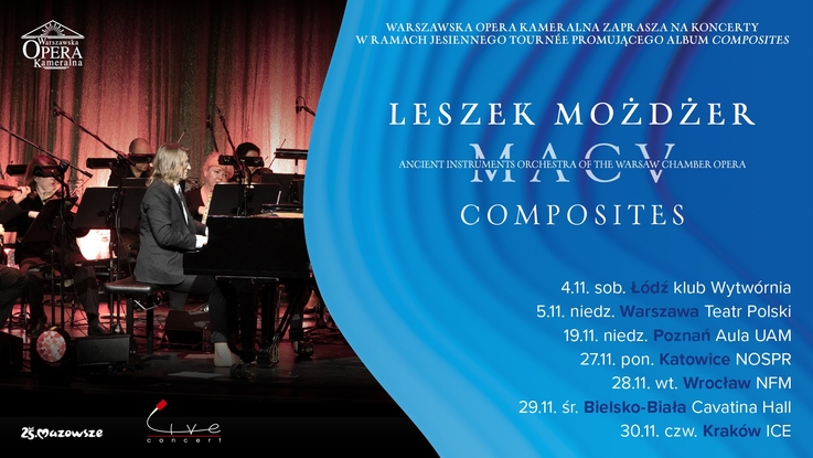  Muzyczne podróże z Leszkiem Możdżerem i Musicae Antiquae Collegium Varsoviense