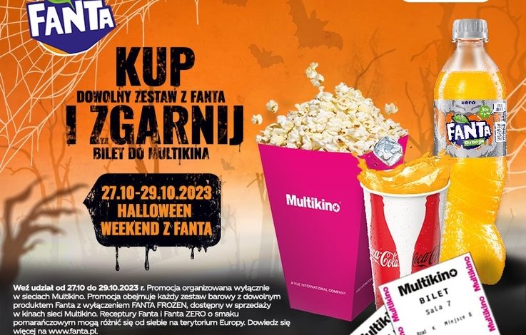  Spotkanie z duchami w Multikinie: Odbierz darmowy bilet na listopadową premierę Halloween z Fantą!