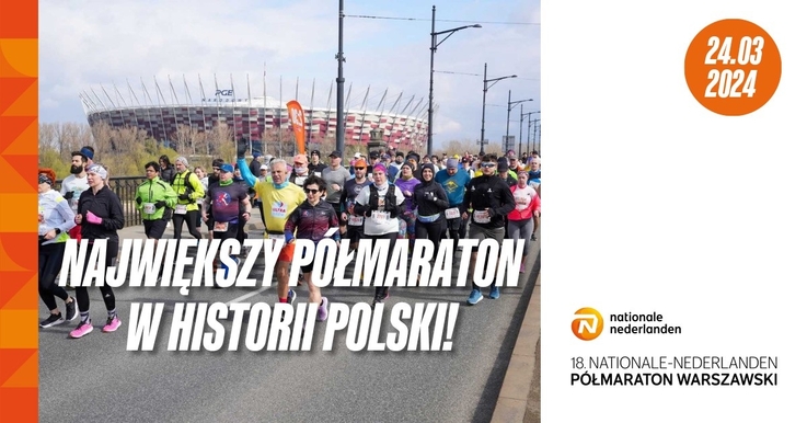  Grad rekordów w stolicy podczas 18. Nationale-Nederlanden Półmaratonu Warszawskiego